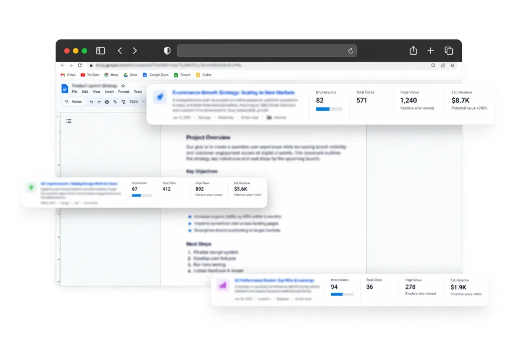 SEO content brief document outlining headings and keywords