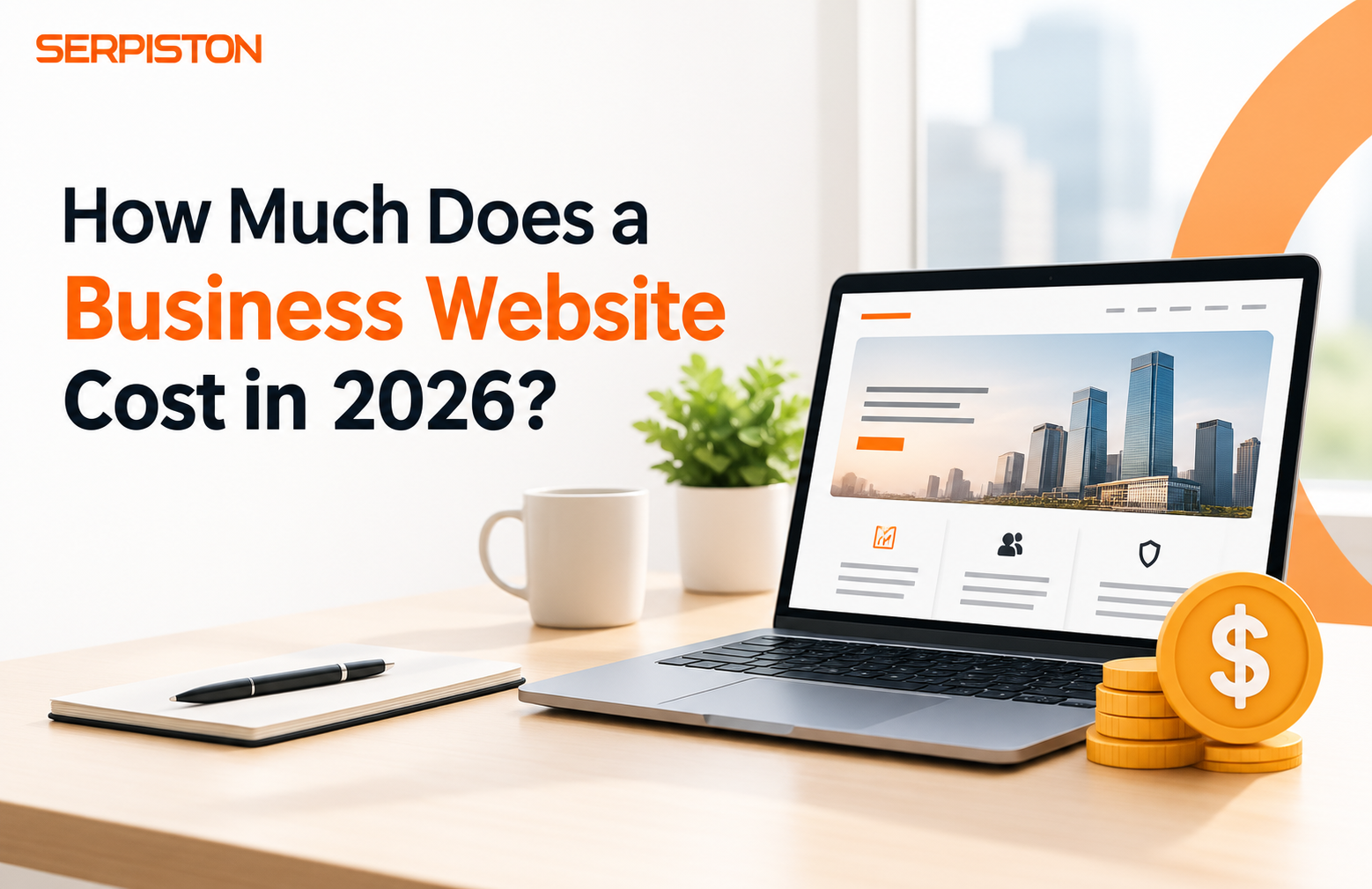 How much does a business website cost in 2026 guide by Serpistan