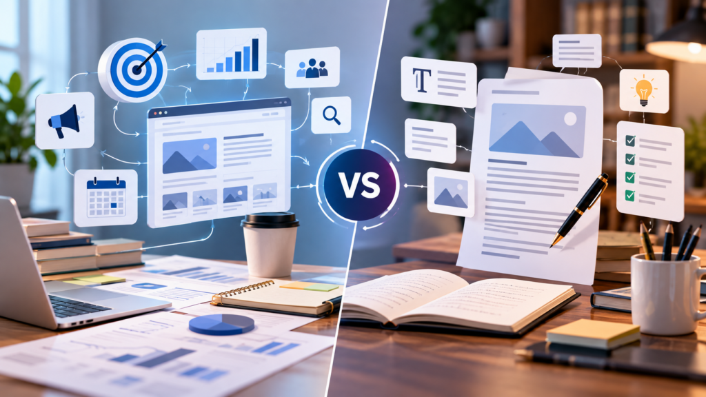 Content Marketing vs. Content Writing