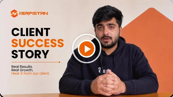 Client success story video thumbnail from a SERPISTAN partner