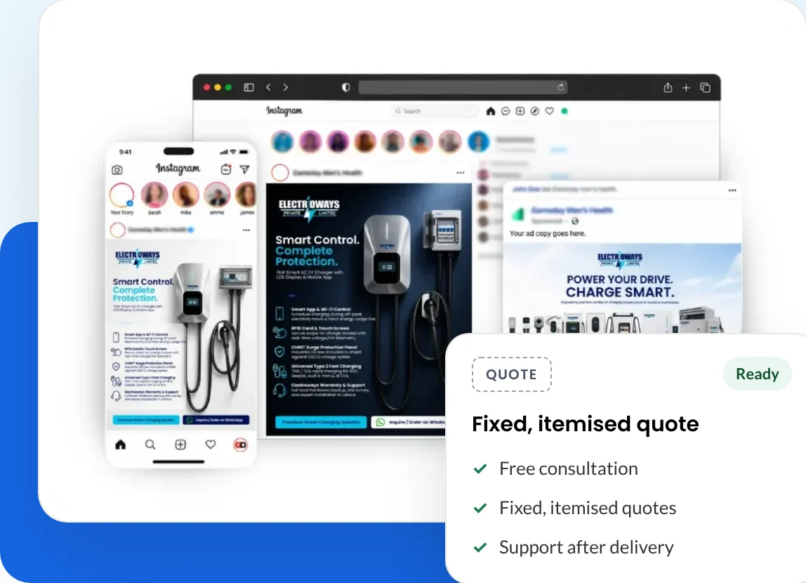 Facebook ad creatives design
