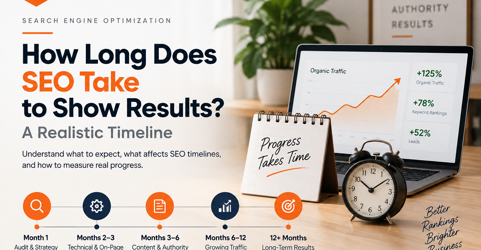 How long does SEO take to show results: a realistic timeline