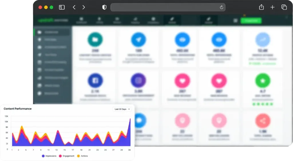 Social media ads dashboard